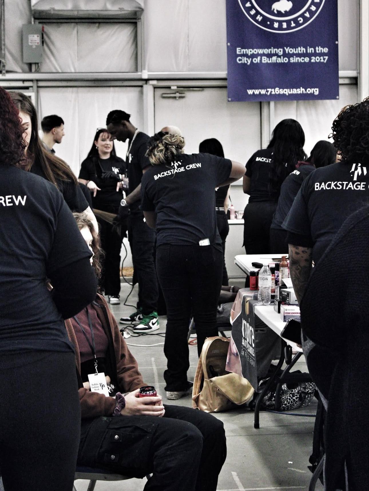 Buffalo Fashion Week backstage team
